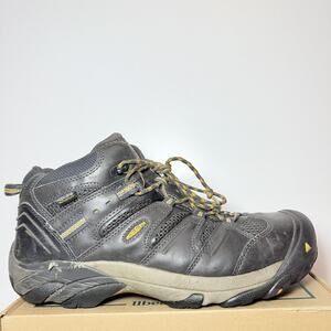 KEEN Utility Lansing Mid Women's Size 13 Waterproof Steel Toe Work Boots Shoes